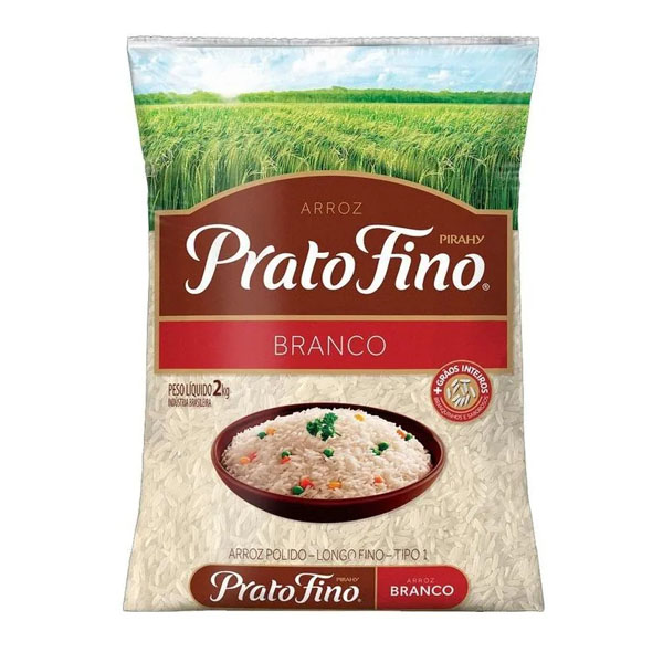 Arroz Agulhinha Prato Fino Tipo1 2Kg