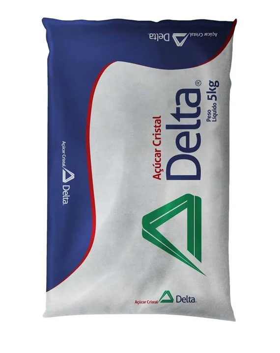 Açúcar Cristal Delta 5Kg