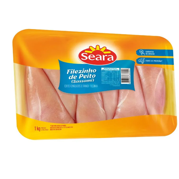 Filezinho de Peito de Frango Sassami Seara 1Kg